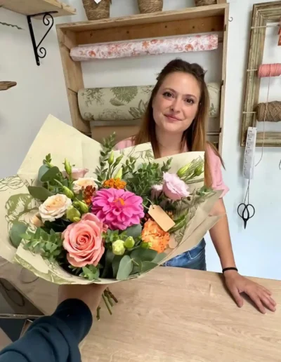 lea mahe artisan fleuriste diplomee btm poitiers