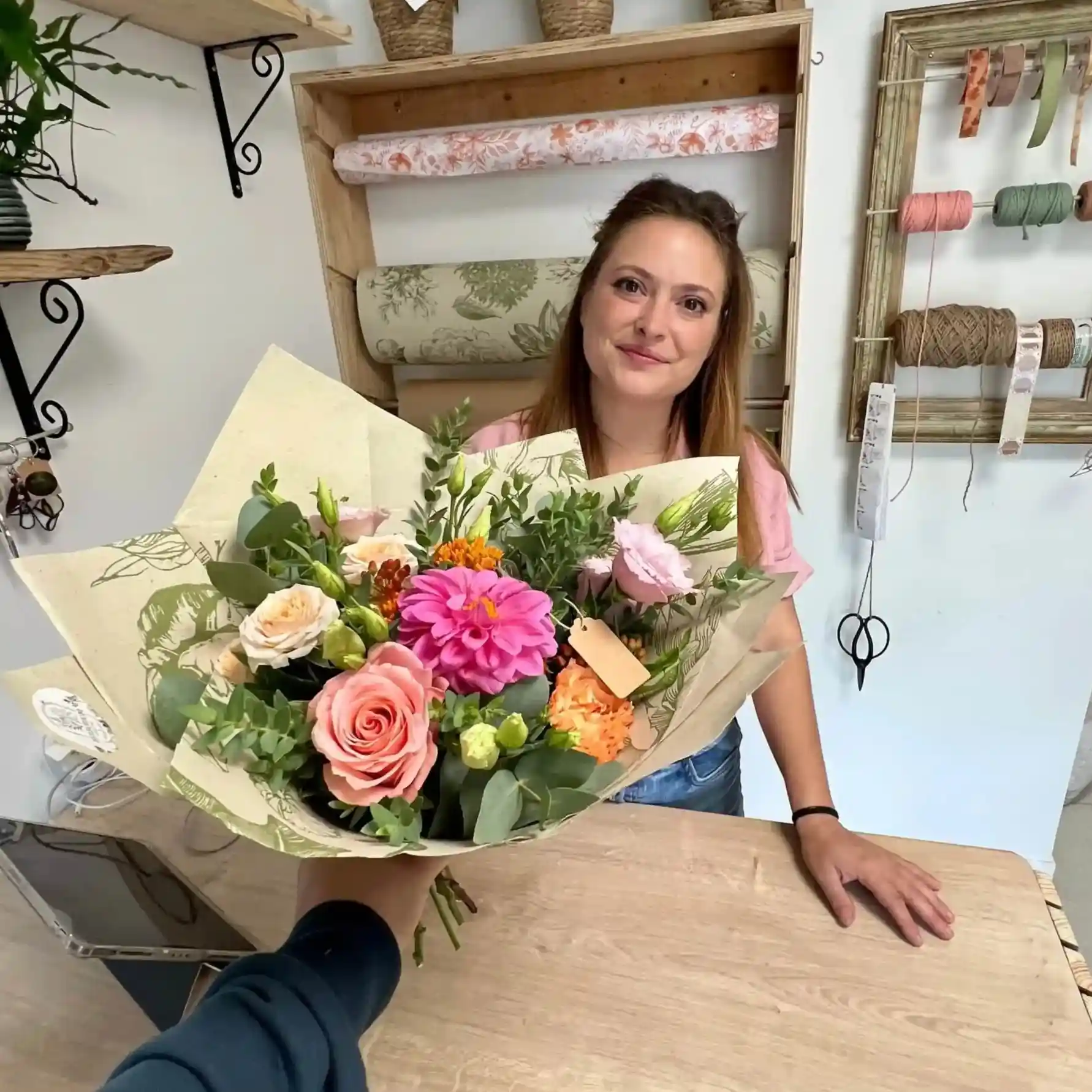 lea mahe artisan fleuriste diplomee btm poitiers