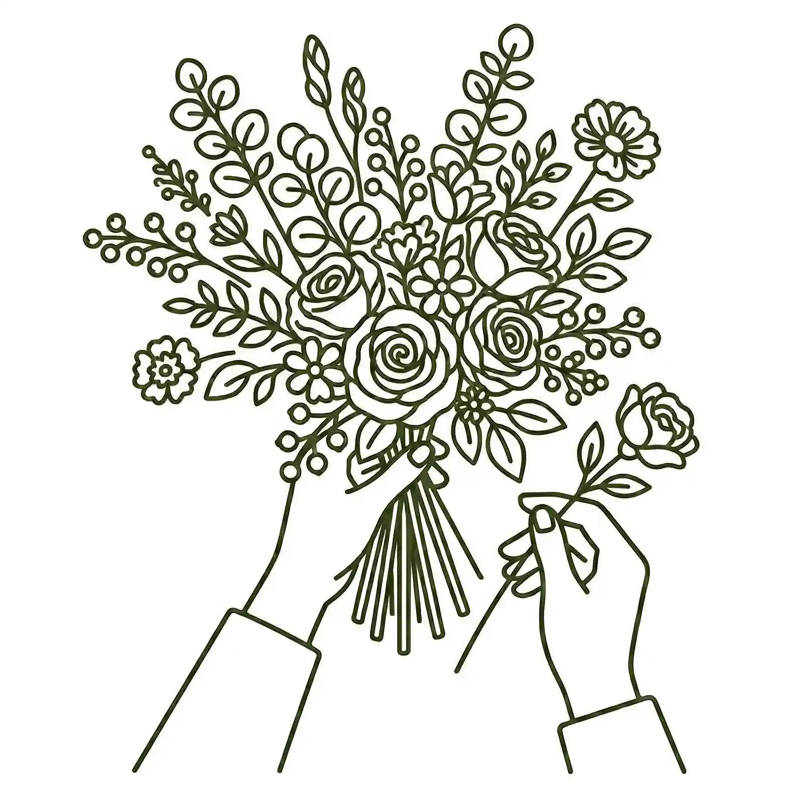 picto création bouquet sur mesure Picto livraison fleurs poitiers